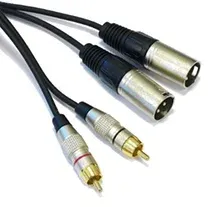 Cabo audio PowerAcoustics CAB2067 Duplo 2xRcaM/2xXlrM 6mt