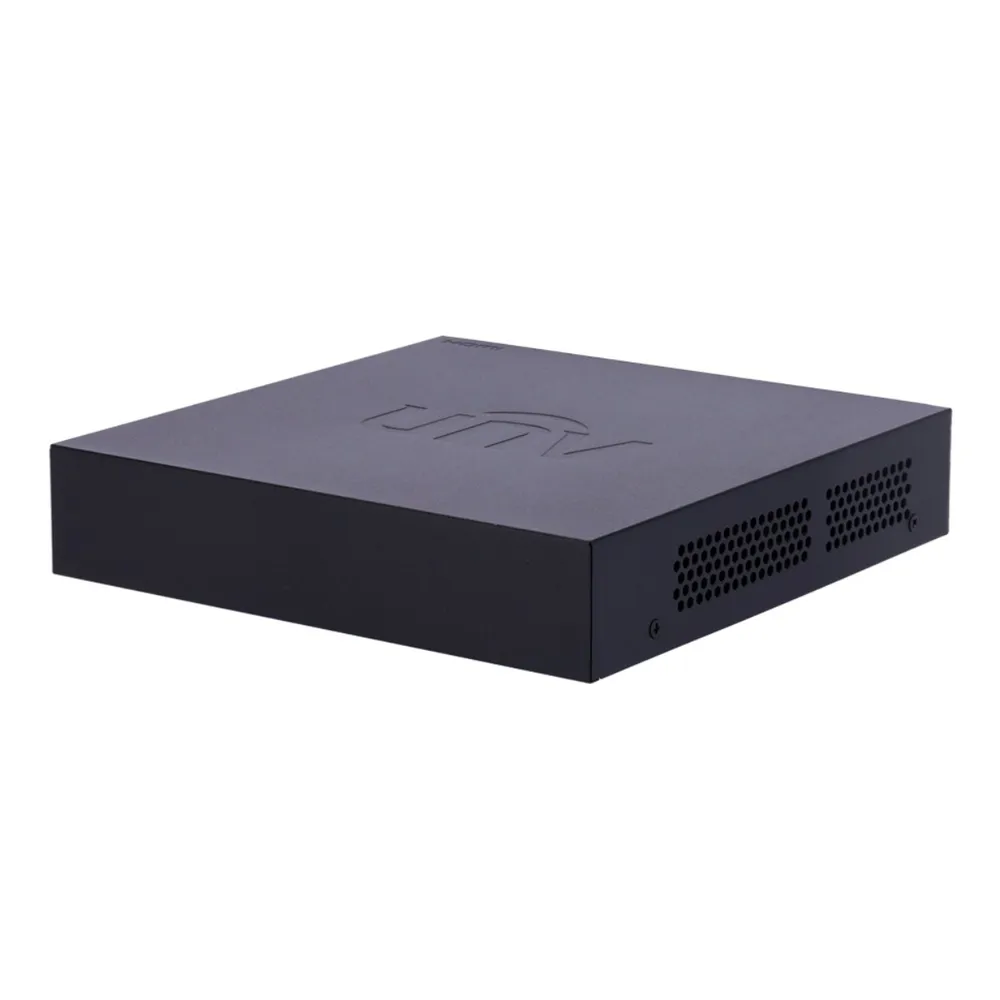Gravador DVR Uniview Easy - 4 Canais HDTVI/HDCVI/AHD/CVBS + 2 extra IP Preto