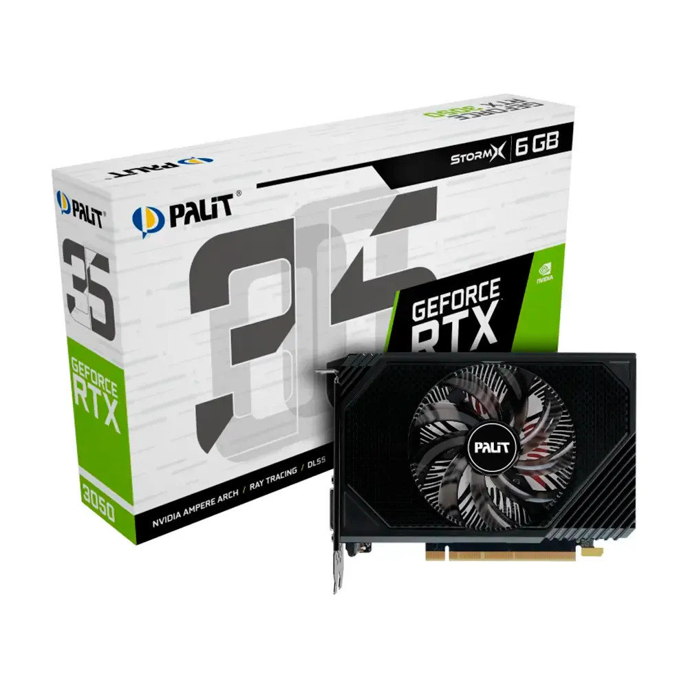 Placa Gráfica Palit NVIDIA GeForce RTX 3050 Ampere StormX 6GB GDDR6