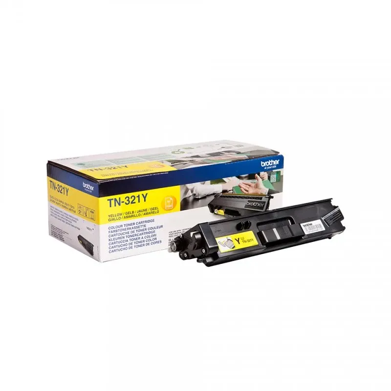 BROTHER TN-321Y toner cartridge yellow standard capacity 1.500 pages 1-pack