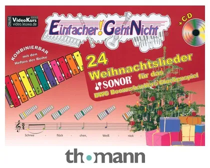 LeuWa-Verlag 24 Weihnachtslieder Sonor BWG