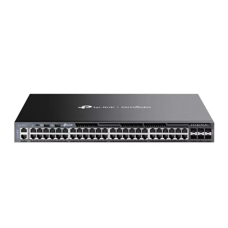 Switch de Rede TP-Link Omada 48 Portas Gigabit/6x 10G SFP+ - SG6654X