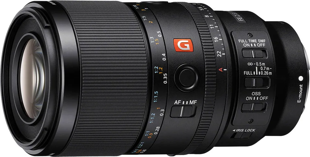 Objetiva SONY FE 100mm F/2.8 MACRO GM OSS (Abertura: f/22 - f/2.8)