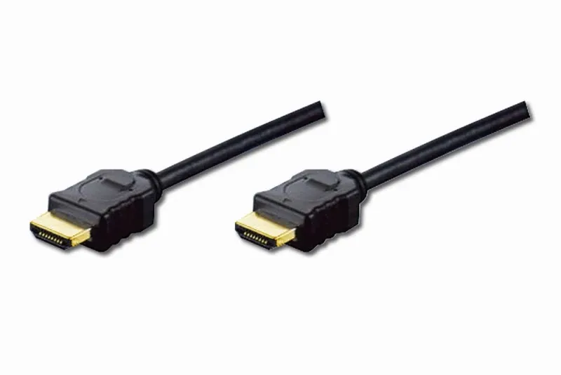 DIGITUS CABO HDMI HIGH SPEED C/ETHERNET M/M 2MT PRETO