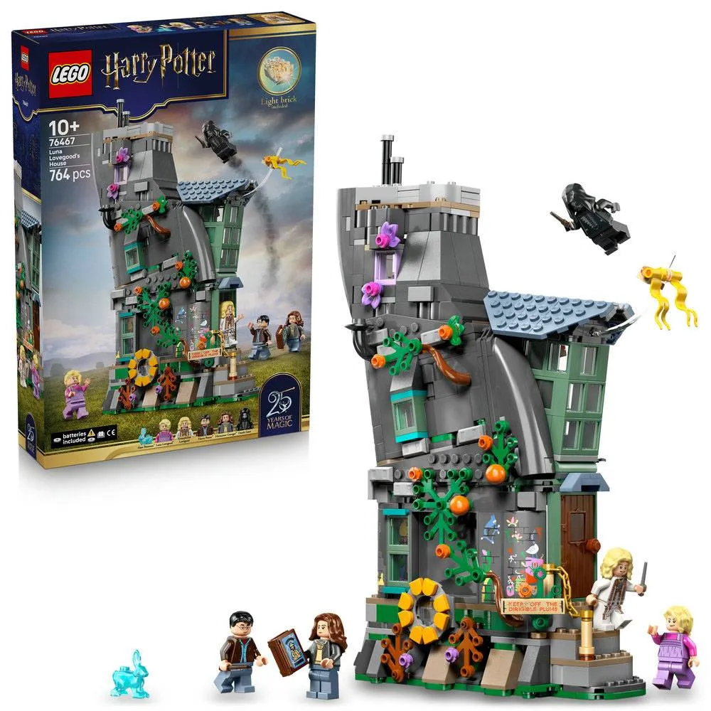 LEGO Harry Potter: Casa da Luna Lovegood | Idades 10+ | 764 Peças | Item 76467