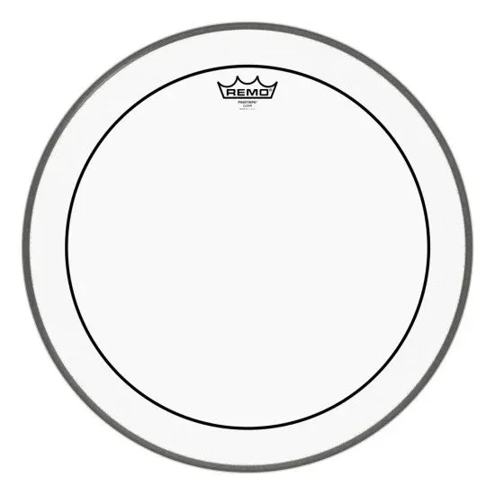 Remo 18" Pinstripe Clear