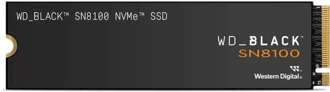 Disco SSD Western Digital Black SN8100 1TB Gen5 M.2 NVMe (14900/11400MB/s)