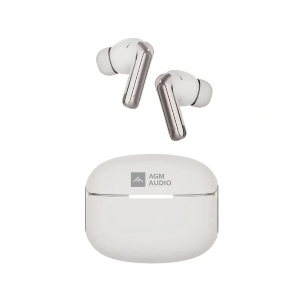 Auriculares Bluetooth AGM Buds 8 Beges
