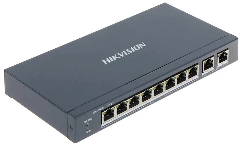 Hikvision DS-3E0310P-E/M 8 Port Fast Ethernet Unmanaged DS-3E0310P-E/M