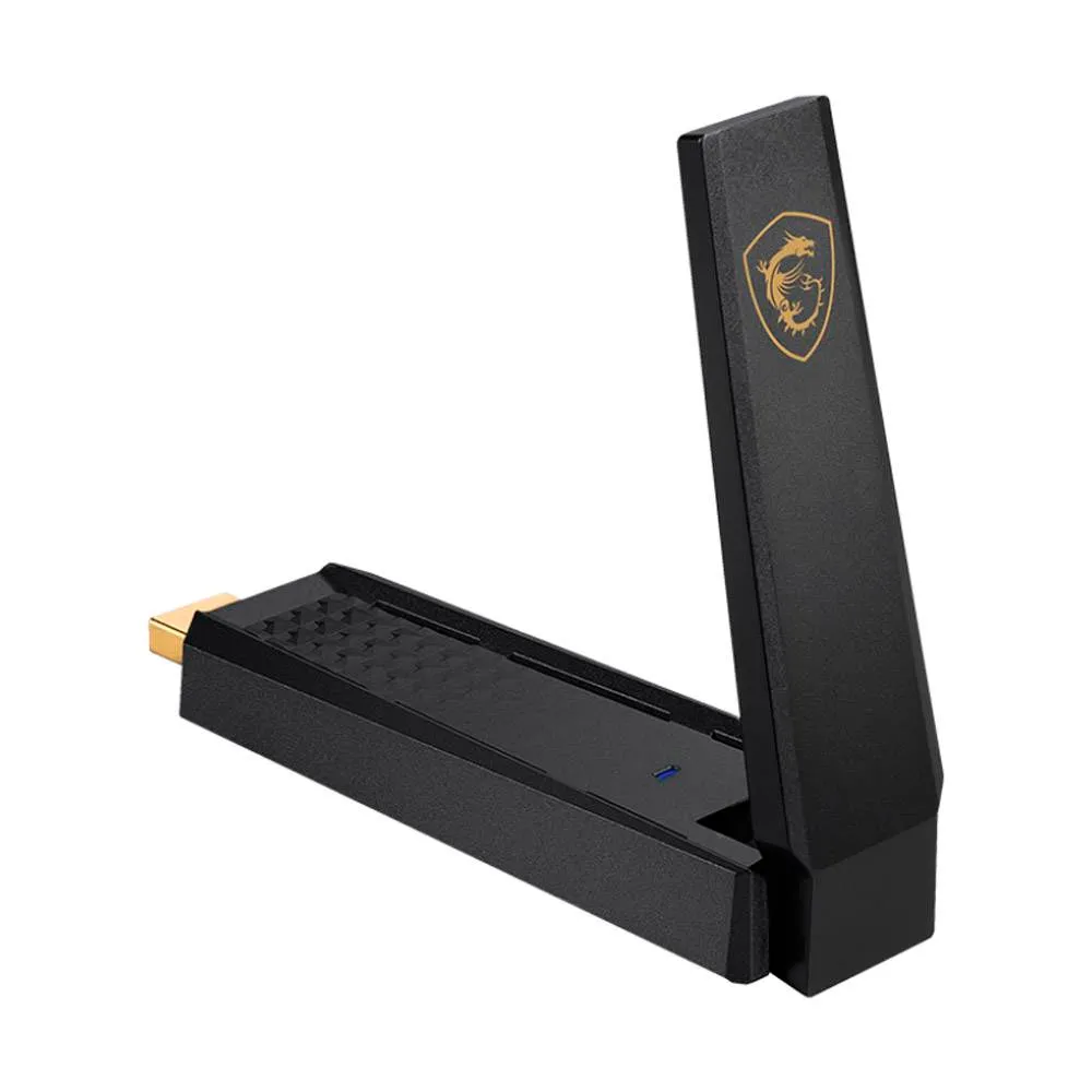 Adaptador de Rede USB MSI AXE5400 WiFi 6E Tri-Band