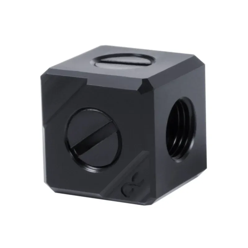 Alphacool Eiszapfen Terminal de Conexões 5 Vias G1/4" Acetal Preto