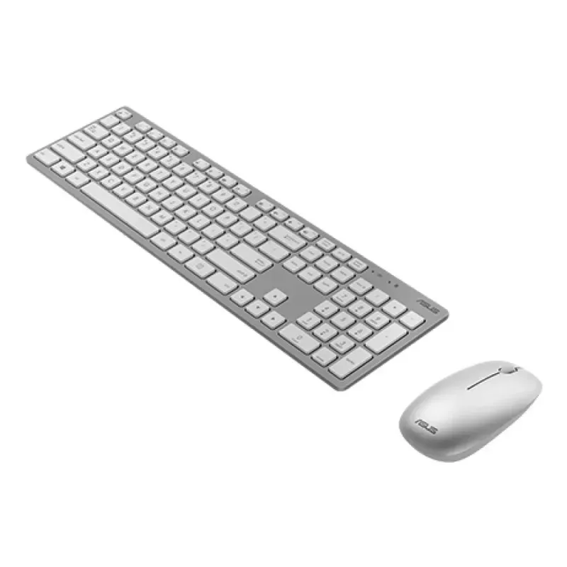 Conjunto Teclado + Rato Wireless ASUS W5000 Layout PT Branco