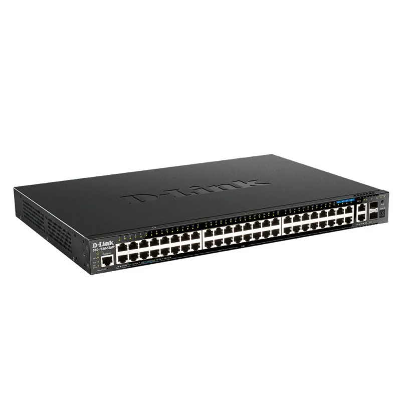 D-Link DGS-1520-52MP 48 Portas Gigabit + 4 SFP