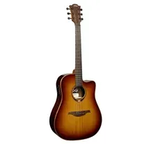 Lâg T118DCE-BRS Dreadnought Cutaway Brown Shadow