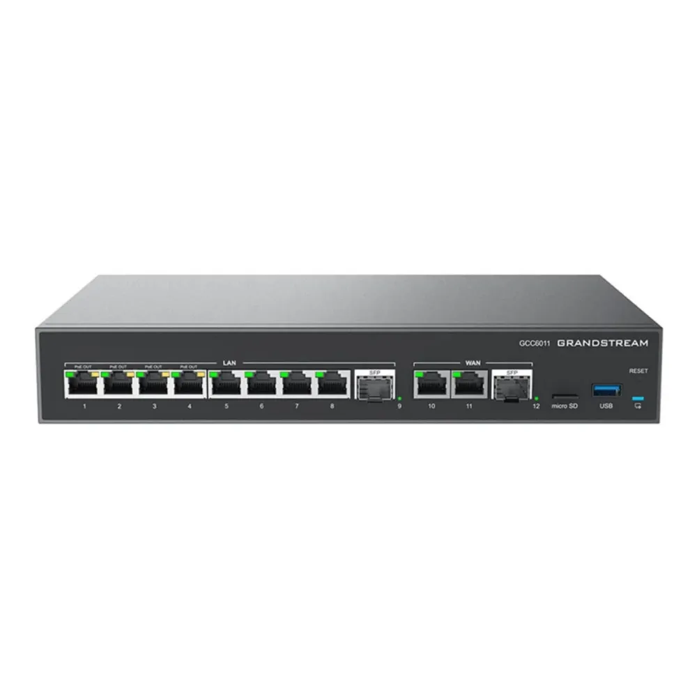 Switch Grandstream GCC6011 10 portas Gigabit PoE