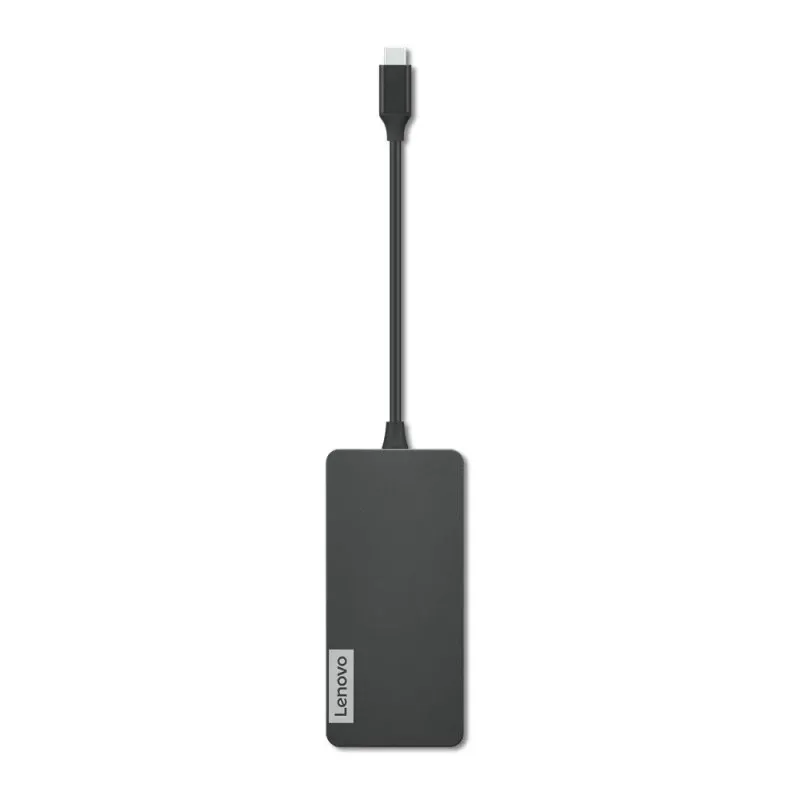 USB-C Travel Hub 7-IN-1 HDMI 4K+SD/TF READER+3xUSB+USB-C Pass-through