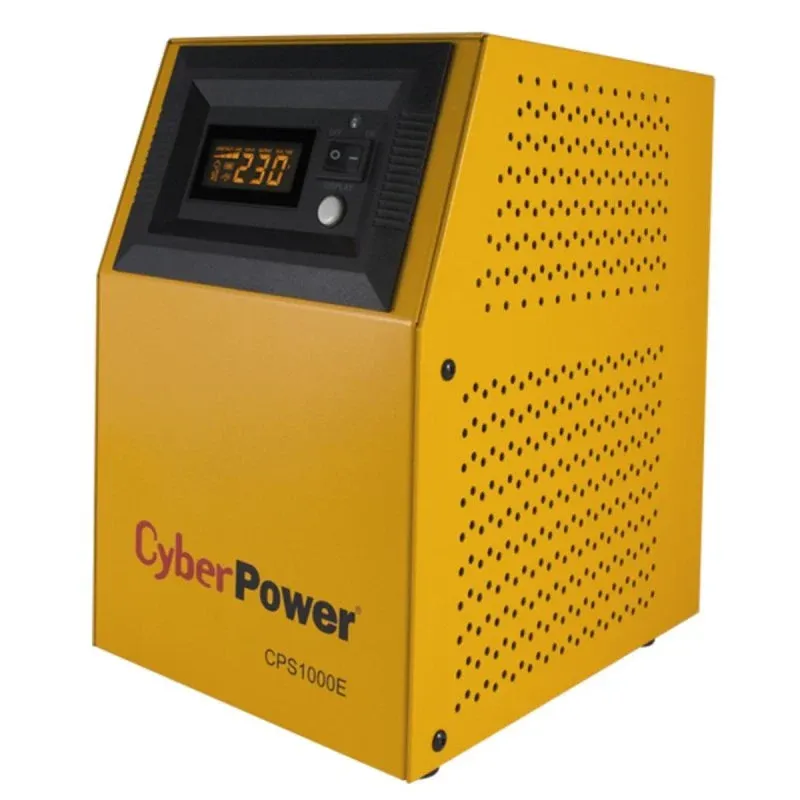 Sai CyberPower 1000VA Bateria VRLA Autonomia Extensível Senoidal LCD Torre Proteção AVR