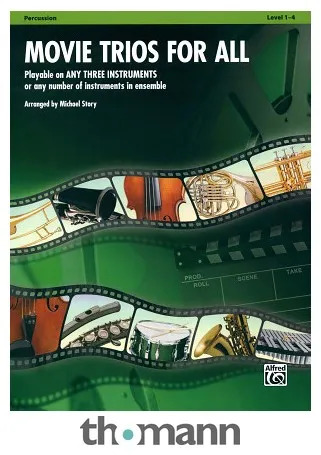 Alfred Music Publishing Movie Trios For All Percussion