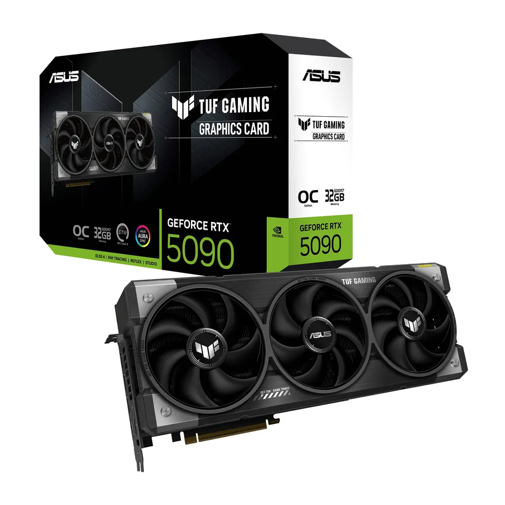 Placa Gráfica Asus NVIDIA GeForce RTX 5090 Blackwell TUF Gaming OC 32GB GDDR7 DLSS4