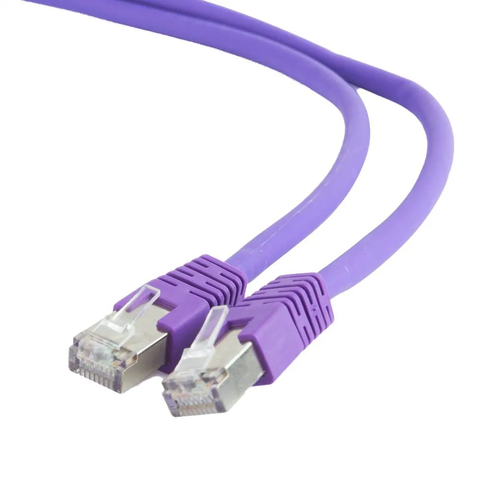 Cabo de Rede Gembird PP6A-LSZHCU-V-1M Cat6a S/FTP 1m LSZH Roxo