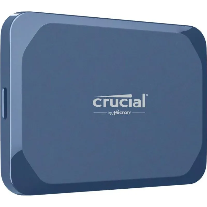 Disco Rígido Crucial X10 SSD Externo 2TB USB-C 2100MB/s IP65 Azul