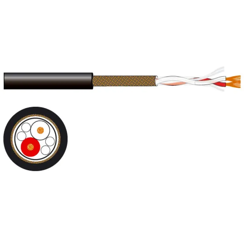 Bobine Cabo de Microfone/Linha de 2 Condutores 100m - CA-90-NEZH