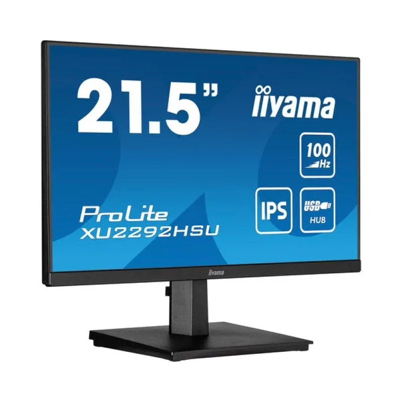 Monitor iiyama 21,5″ 1080p 100Hz IPS FreeSync com colunas USB VESA