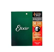 Jogo Cordas Baixo Elétrico Elixir 14102 Nanoweb coated 050-105