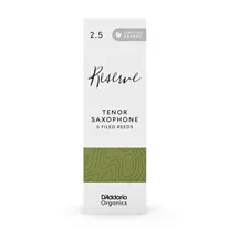 Palheta Sax Tenor 2.5 D'Addario Organic Reserve Cx 5-Un