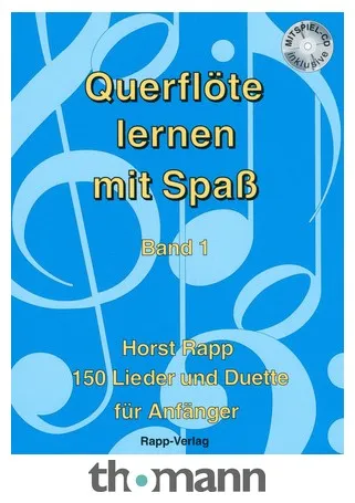 Horst Rapp Verlag Querflöte Lernen mit Spaß 1