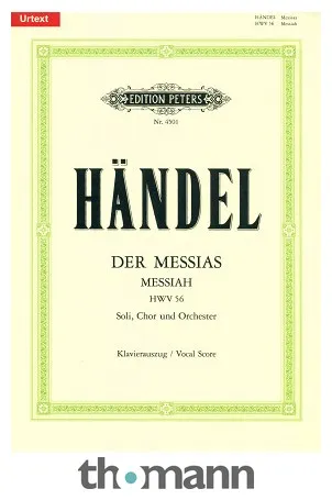 Edition Peters Händel Der Messias HWV56