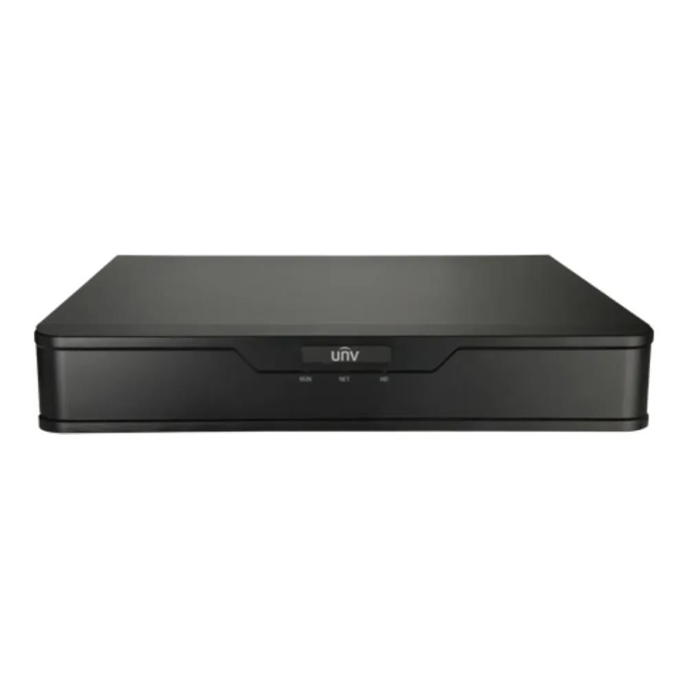 Gravador NVR Uniview Easy 4 Canais 4K Preto - UV-NVR301-04S3