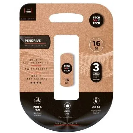 Pen Drive Tech One Tech Pro Smart Clip Pendrive 16GB USB 2.0