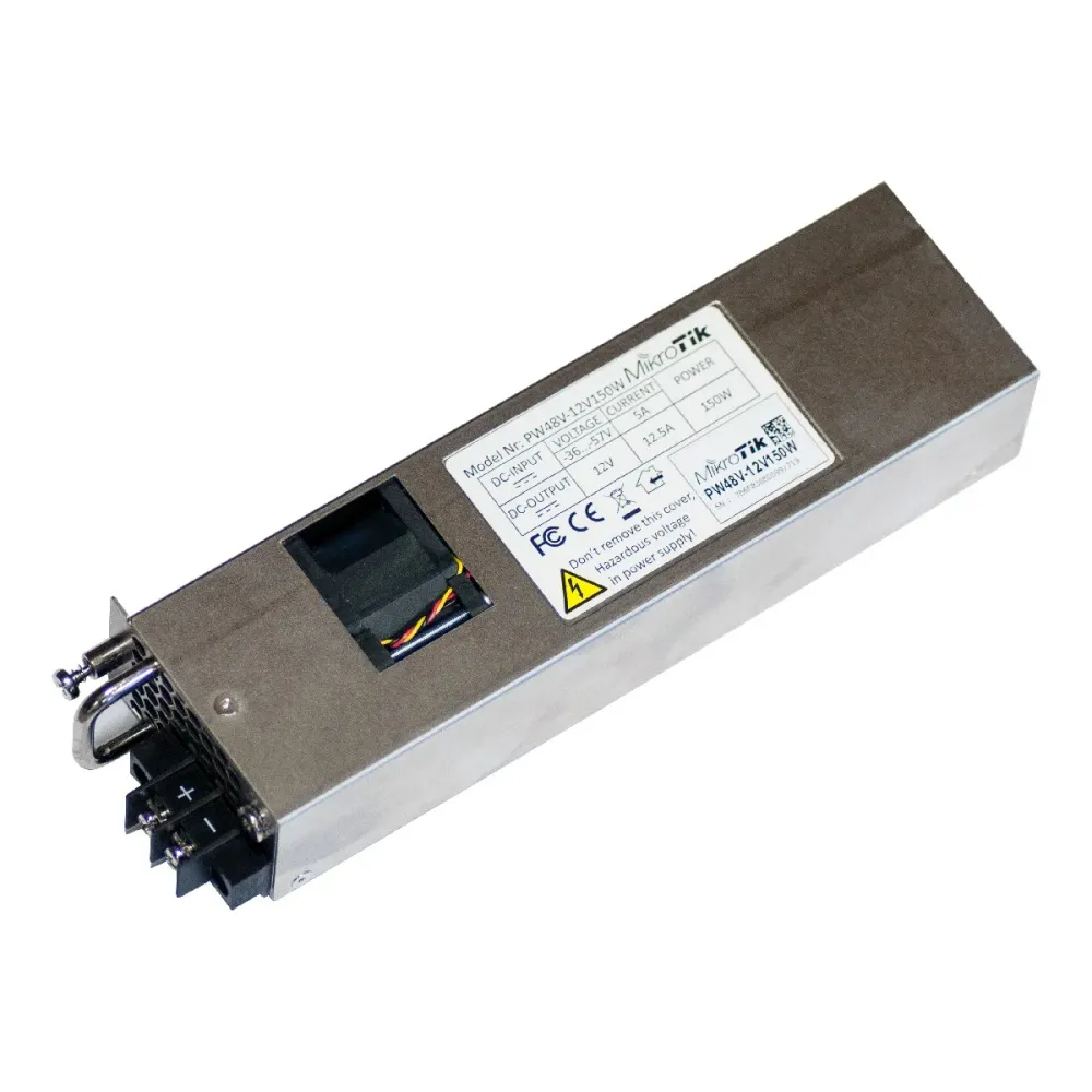 Fonte de Alimentação Mikrotik PW48V-12V150W 12V 150W