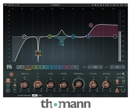 Waves F6 Floating-Band Dynamic EQ