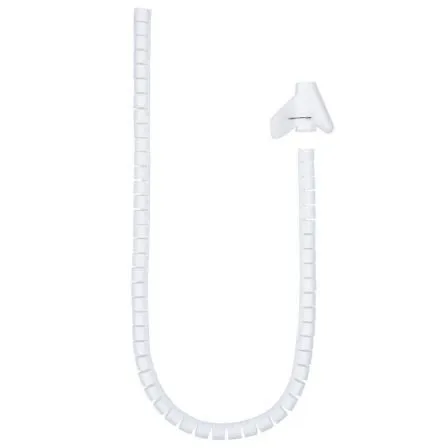 Organizador de Cabos 2.5cm / 1 metro (Branco) - NANOCABLE