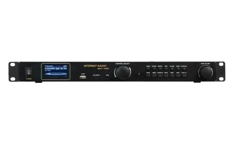 Reprodutor de áudio sem fios/USB e rádio (FM, internet e DAB/DAB+) - TUI-1-RBUA