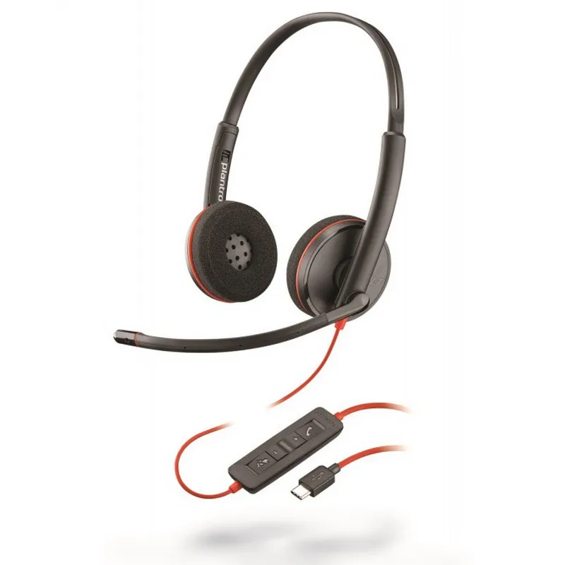 Plantronics Blackwire 3220 Auscultadores com Microfone USB-C