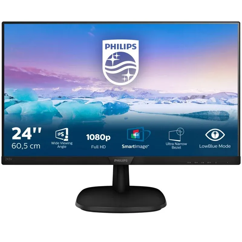 Monitor Philips 243V7QDSB 23.8" LCD IPS FullHD