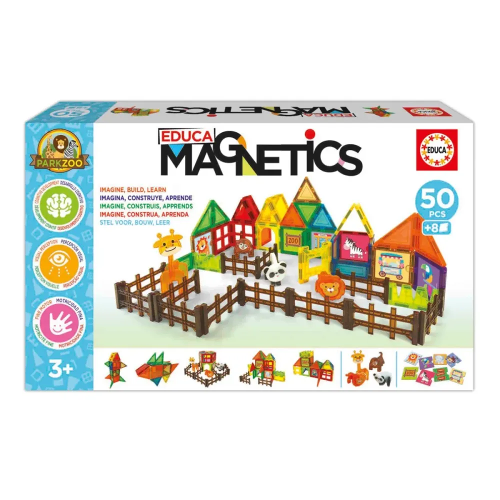 Jogo Educa Magnetics Park Zoo Educa 50 Peças