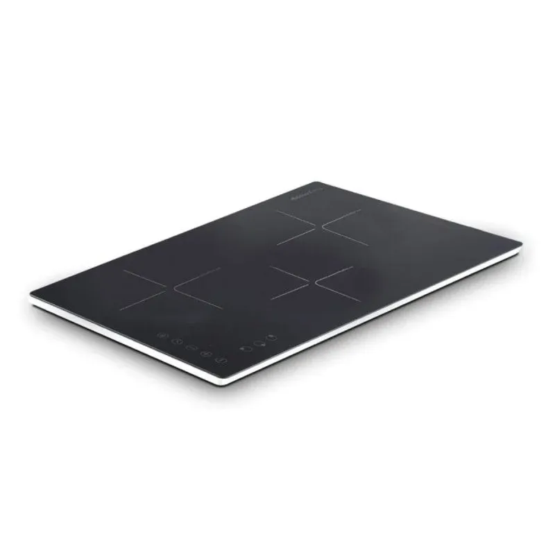 Placa de Indução Melchioni Oblivion 3 Vidro Negro 3 Zonas 2000W Touch Timer