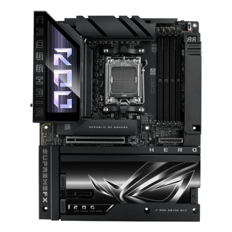 Motherboard ASUS ROG CROSSHAIR X870E HERO BTF X870E AM5 DDR5 ATX WiFi 7 USB4 PCIe 5.0 RGB