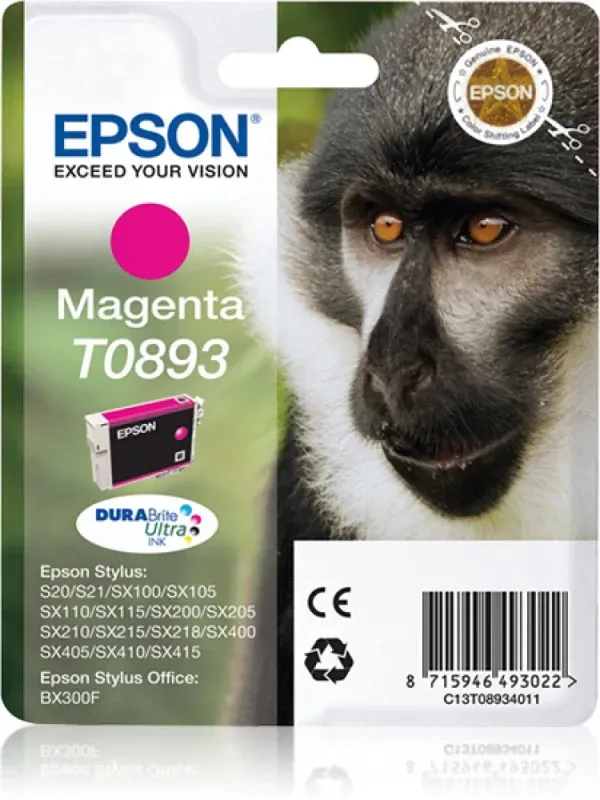 Tinteiro Epson T0893 Magenta