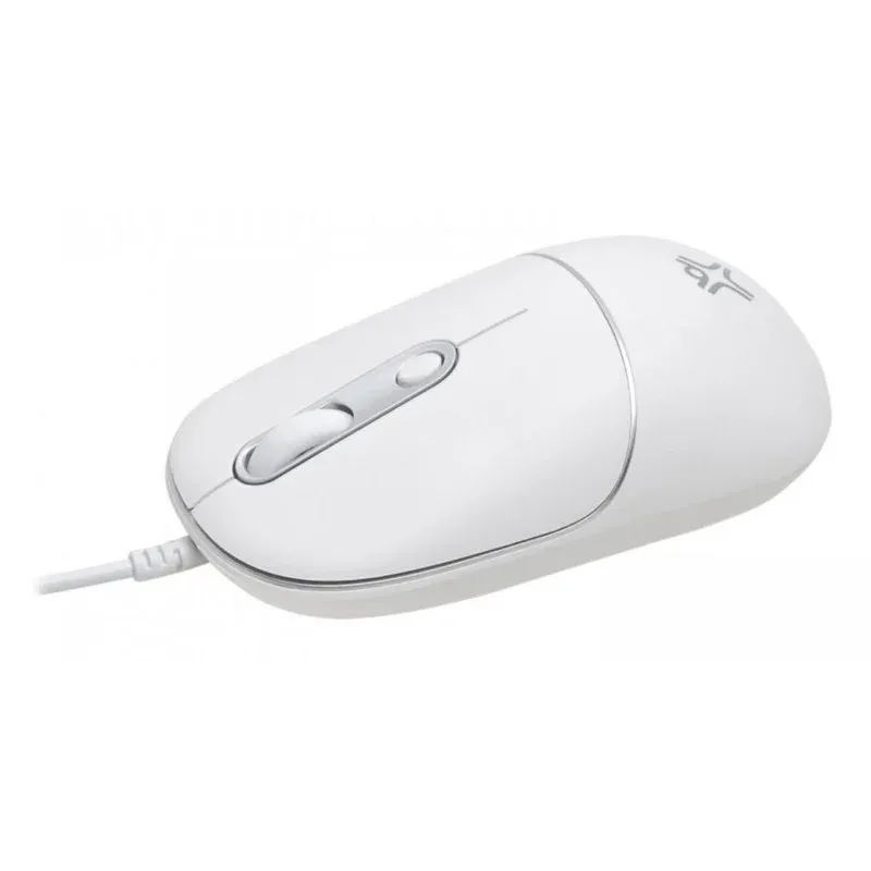 Rato MCL XWH-WMO2-83 USB Type-A + Type-C 6400 DPI Ambidestro Prateado Branco