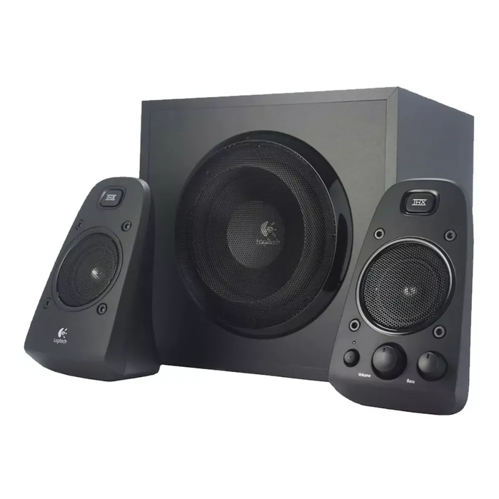 Colunas Logitech Z623 200W 2.1 Pretas
