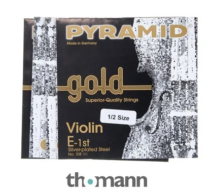 Pyramid Gold Violin Strings 1/2