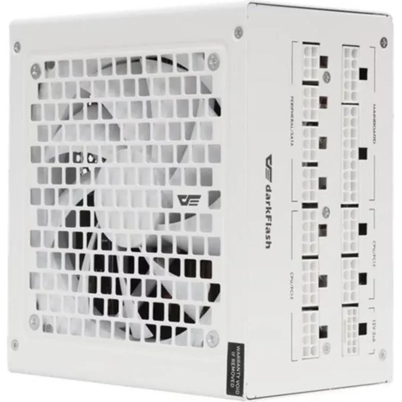 Fonte Alimentação Fonte de Alimentação Darkflash PMT1050 1050W Certificação 80+ Gold branca