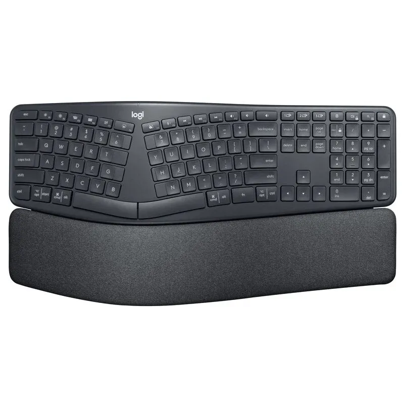 Logitech Ergo K860 For Business Teclado Sem Fios Bluetooth Preto
