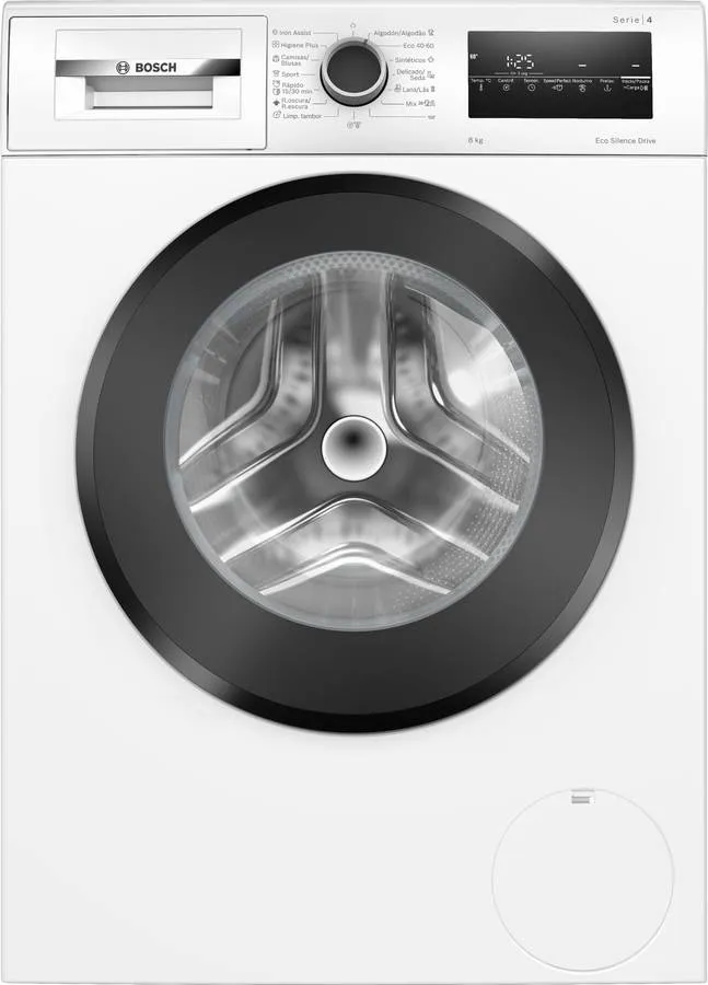 Máquina de Lavar Roupa BOSCH WAN24281ES (8 kg - 1200 rpm - Branco)