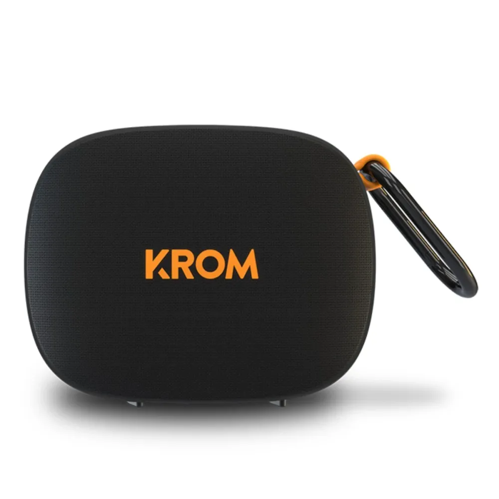Coluna Portátil Krom Groovy Bluetooth Preto